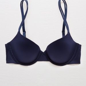 DONATED! Aerie Demi Navy Bra